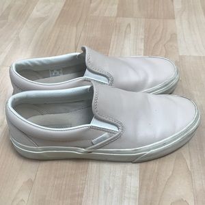 Leather Slip-on Vans